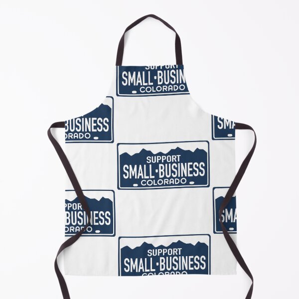 Item preview, Support Small Business White on Blue - Colorado License Plate Design designed and sold by ExploreColorado.