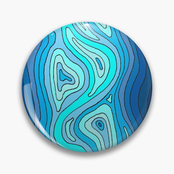 Item preview, River flow - blue designed and sold by davidfraser.
