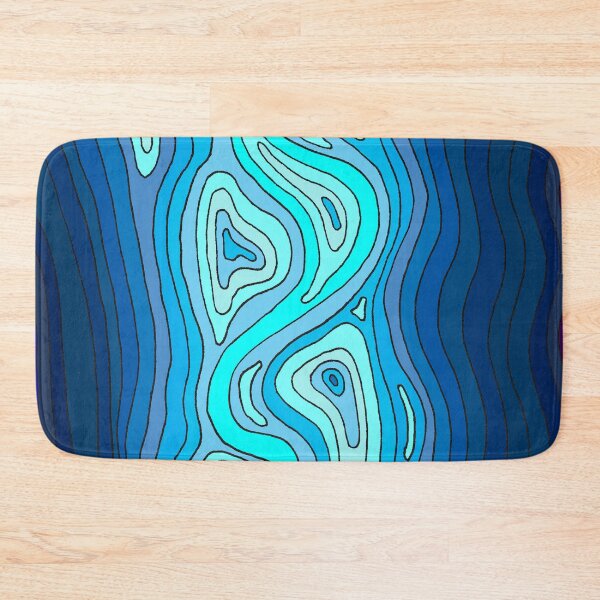 Item preview, River flow - blue designed and sold by davidfraser.