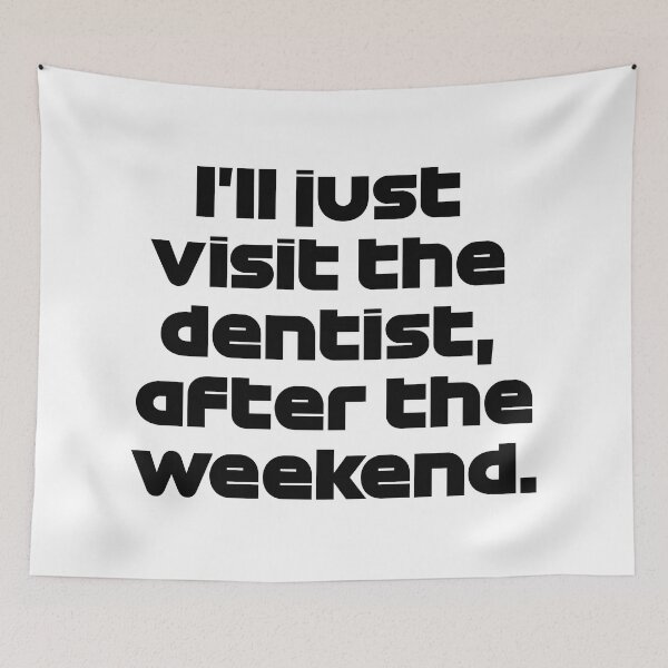 Item preview, I'll Just Visit The Dentist, After The Weekend - VER. Funny Radio Portugal 2021 designed and sold by FilipeFerreira.