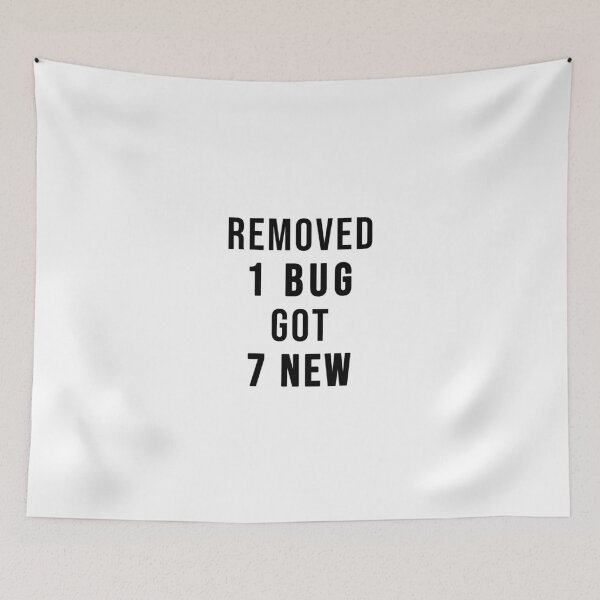 Artikelvorschau, Removed 1 bug and got 7 new entworfen und verkauft von TopsellerShirts.