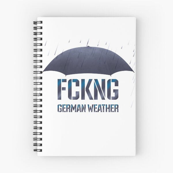 Item preview, FCKNG German weather. Umbrella with text designed and sold by OneLine24.