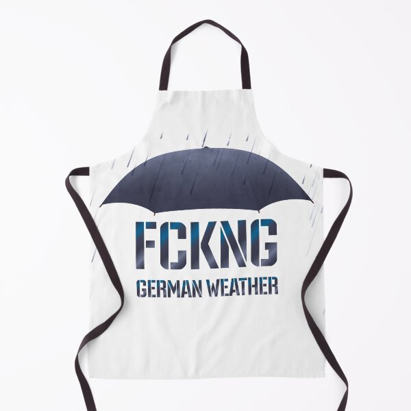 Item preview, FCKNG German weather. Umbrella with text designed and sold by OneLine24.