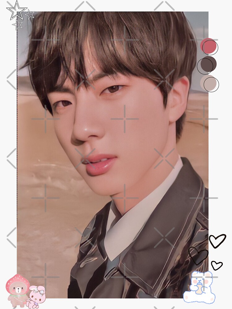BTS// Jin Photo Card Sticker