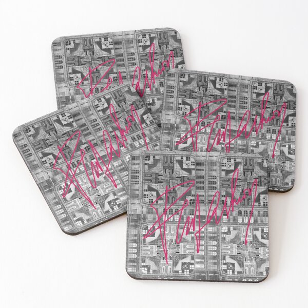 Item preview, City cities town buildings vintage old with fashionable text art décor geometric shape  wall art expressionalism minimalist  minimalism art designed and sold by SILVERAPPLE.