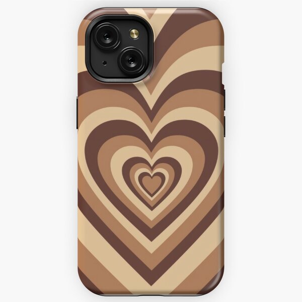 Hearts Beat Personalised Leather iPhone Case