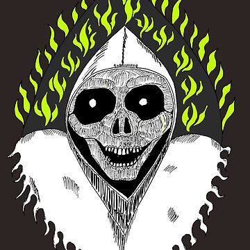 Aperçu de l'œuvre Grim Reaper blank text colored version de NubesDesignCH