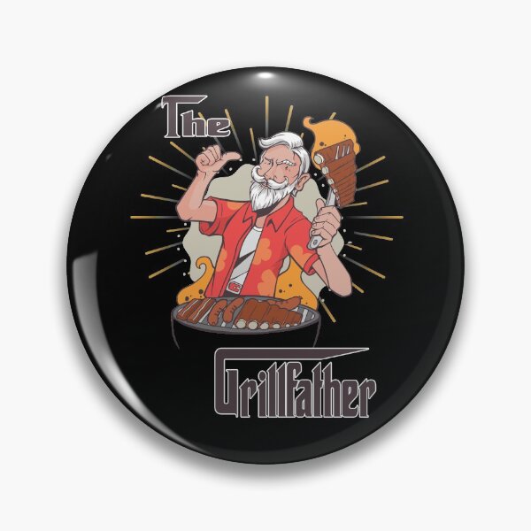 Item preview, The Grillfather - Funny BBQ Chef designed and sold by Tannumoni.
