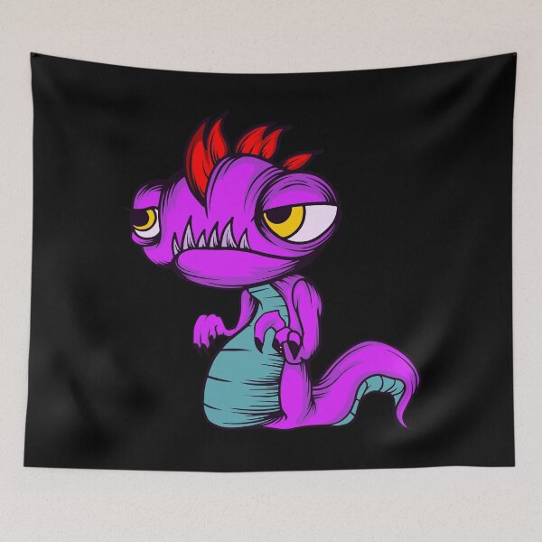 Item preview, Lazy Lizzy Critter Purple designed and sold by Trinket-Trickster.