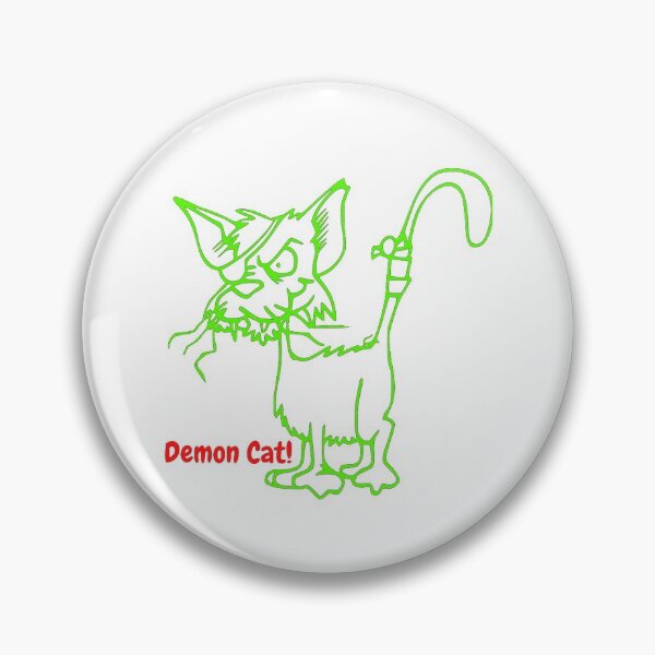 Item preview, The Demon Power Cat! designed and sold by Krispsm.