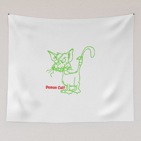 Item preview, The Demon Power Cat! designed and sold by Krispsm.
