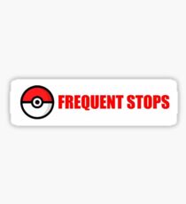 Pokemon Go - Frequent Stops - Recommended Size for Car is Large Sticker