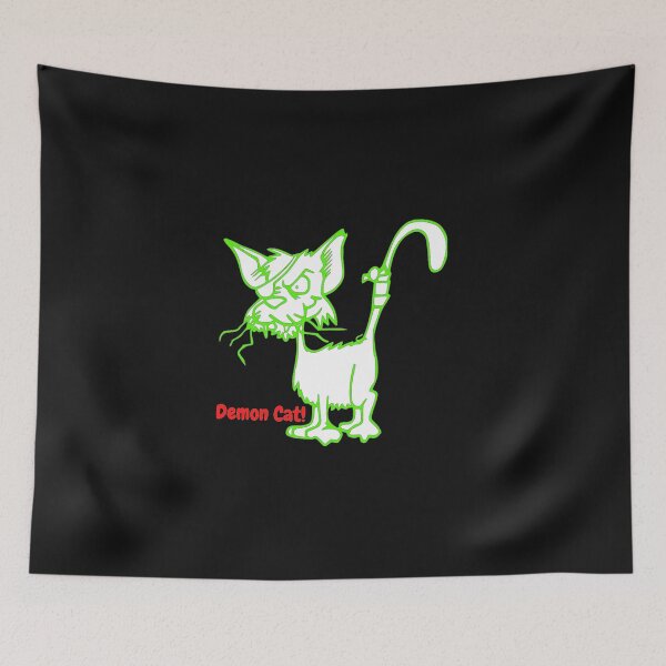 Item preview, The Demon Power Cat! designed and sold by Krispsm.