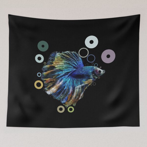 Item preview, Blue Betta Fish Design designed and sold by Heathermarie321.