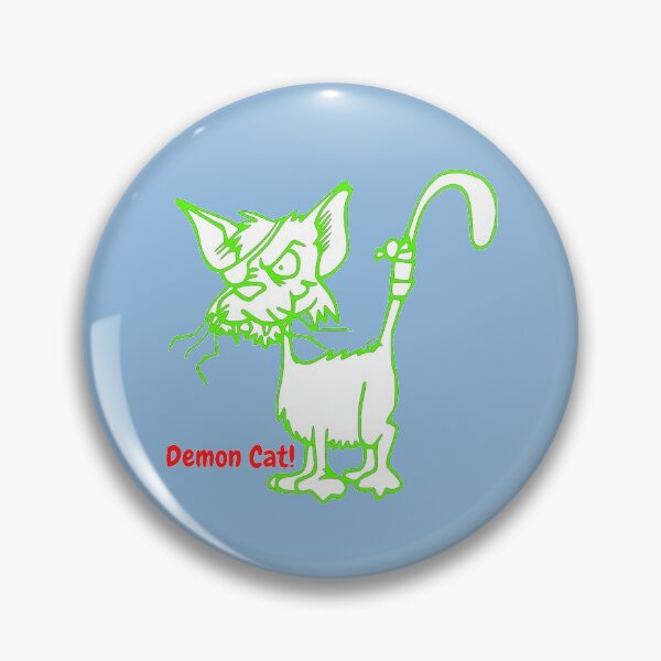 Item preview, The Demon Power Cat! designed and sold by Krispsm.