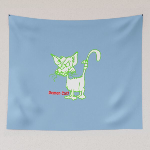Item preview, The Demon Power Cat! designed and sold by Krispsm.
