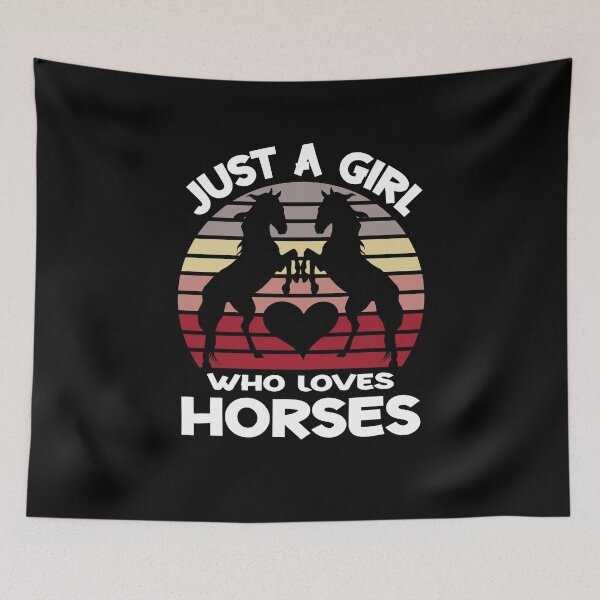 Item preview, Horses Rider Just A Girl Who Loves Horses Horse designed and sold by besTmanuFacture.