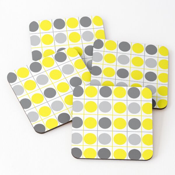 Item preview, Yellow and Gray Polka Dots designed and sold by Nisha Prabhu.