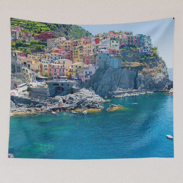 Item preview, Summer Day at Cinque Terre designed and sold by solrevolver.