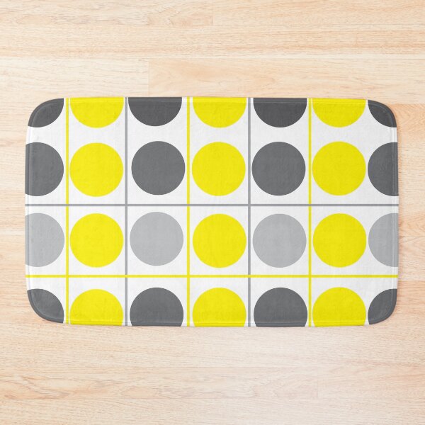 Item preview, Yellow and Gray Polka Dots designed and sold by Nisha Prabhu.