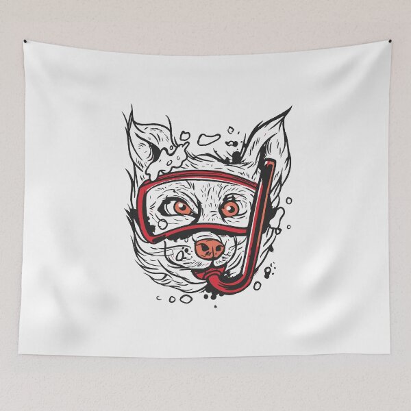 Item preview, Dog snorkeling designed and sold by DerSenat.