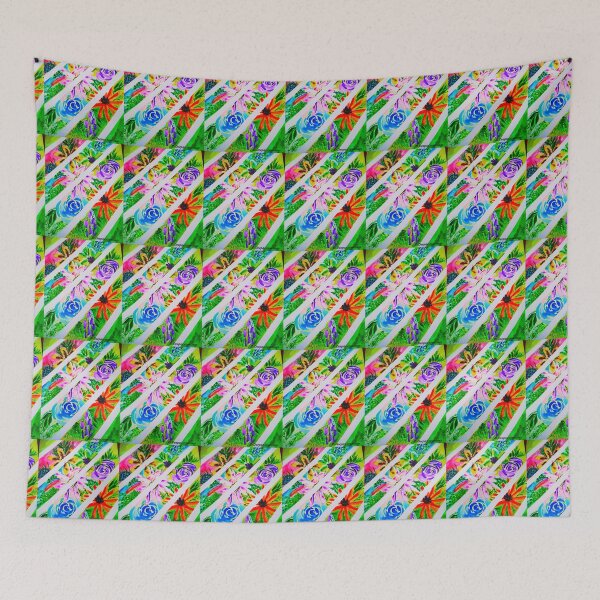 Item preview, Cool Cool Florals designed and sold by Artcartstart.