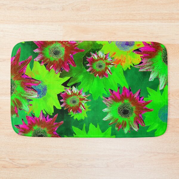Item preview, Strawflower Sizzle - Green/Hot Pink designed and sold by PoppyPod.