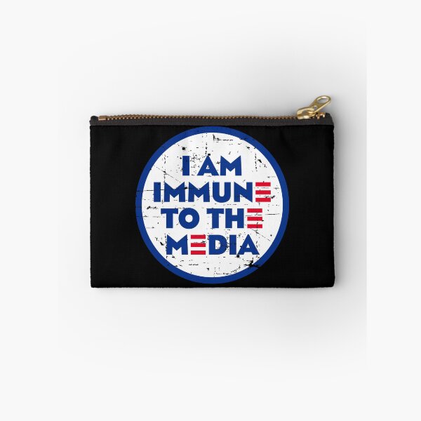 Item preview, I AM IMMUNE TO THE MEDIA DISTRESSED VINTAGE designed and sold by w1ckerman.