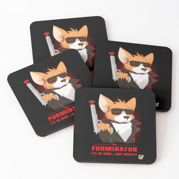 Item preview, The Furminator Corgi Design designed and sold by Tracey Chapman.