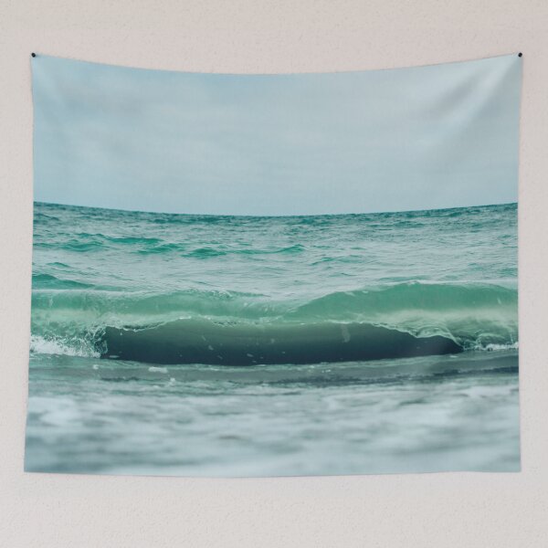 Item preview, Calm Blue Ocean Waves designed and sold by solrevolver.