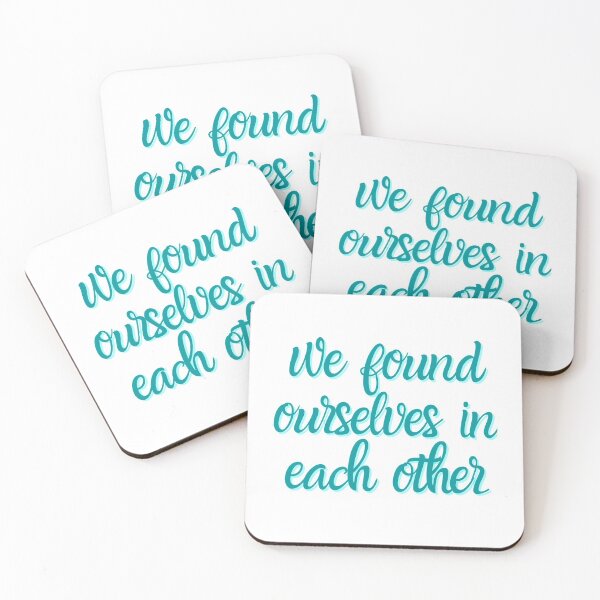 Item preview, Olicity We Found Ourselves In Each Other Quote designed and sold by Ghostfoxshop.