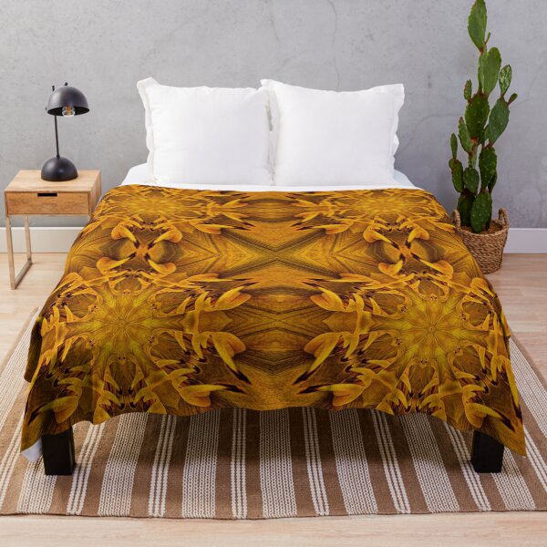 Item preview, BLOOM IN GOLD. Floral fantasy pattern and design designed and sold by mister-john.