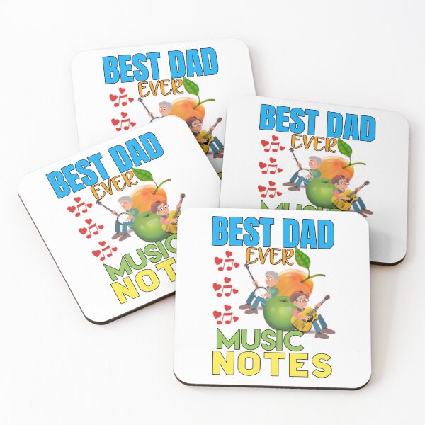 Item preview, Best Dad Ever Music Notes designed and sold by sasijaya.