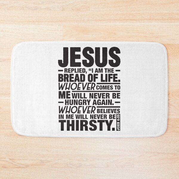 Item preview, John 6:35 Bread Of Life designed and sold by plushism.