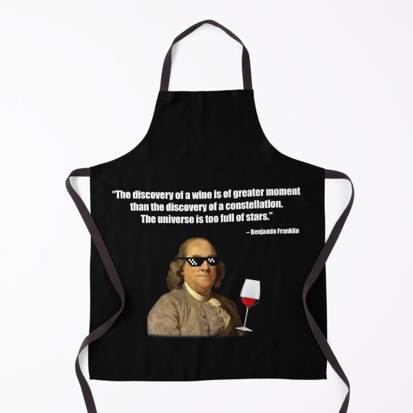 Item preview, Ben Franklin Wine Quote designed and sold by FunGuru.