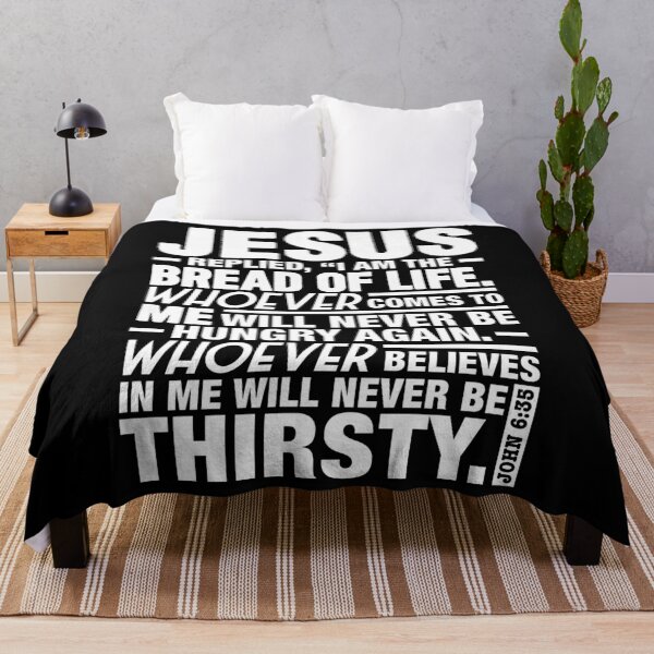 Item preview, John 6:35 Bread Of Life designed and sold by plushism.