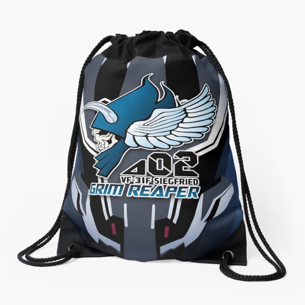 Macross Delta Grim Reaper Drawstring Bag