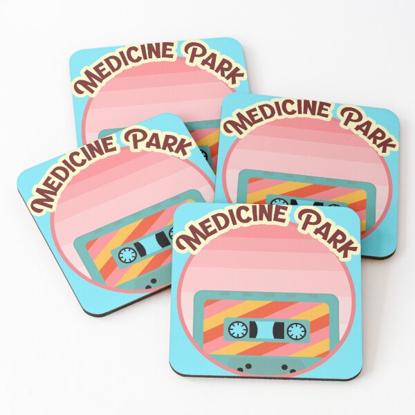 Item preview, Medicine Park Oklahoma Hippie City Cute Colorful Cassette Recorder Tape Psychedelic Retro Swirl  designed and sold by AbsurdStore.