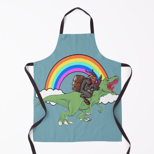 Item preview, Merry Krampus funny dinosaur ride designed and sold by SidTastic .