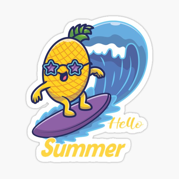 Item preview, HELLO SUMMER FRESH FRUIT SURFING designed and sold by justbejoker.