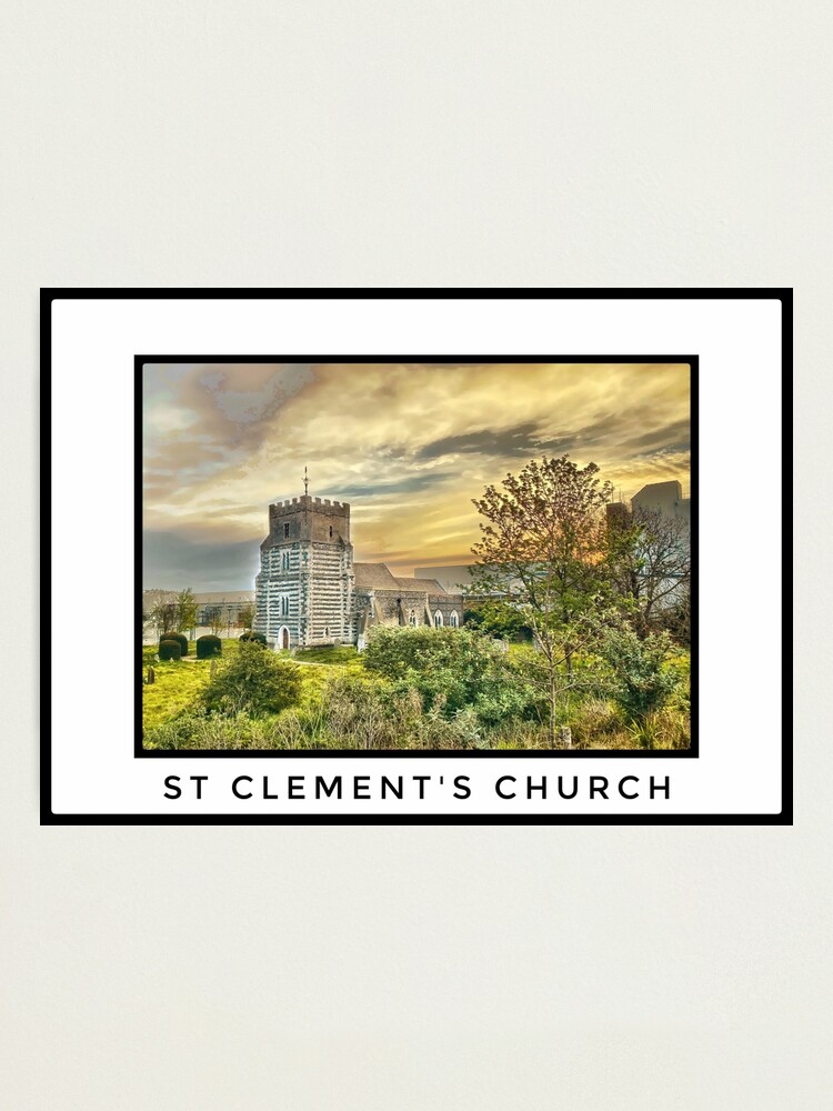 Alternate view of St Clements Church, West Thurrock Photographic Print