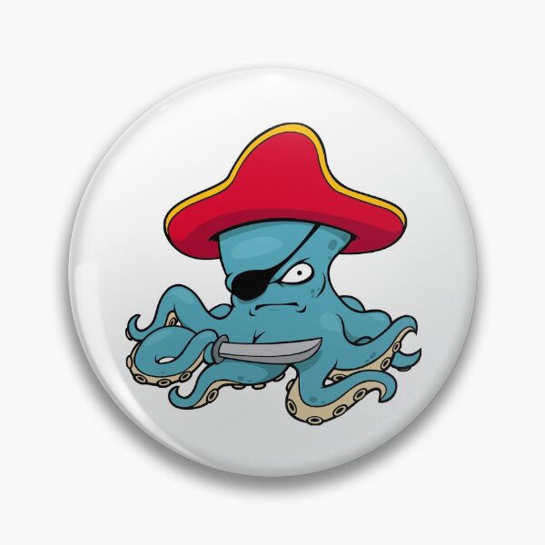 Item preview, Pirate Octopus designed and sold by treasure-crafts.