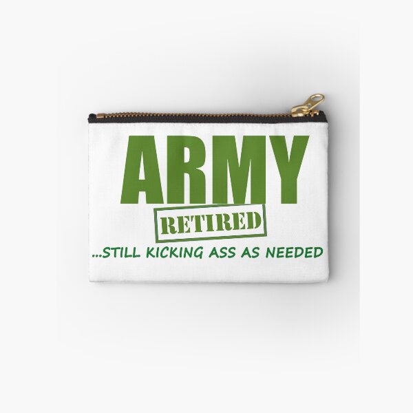 Item preview, ARMY Retired ...Still Kicking Ass as Needed designed and sold by CoupleCrafters.