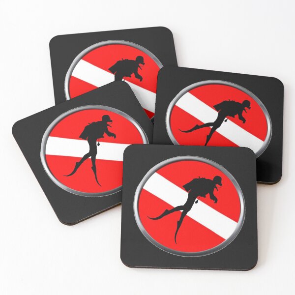 Item preview, Round and Original Scuba Flag  designed and sold by Easy Rider.