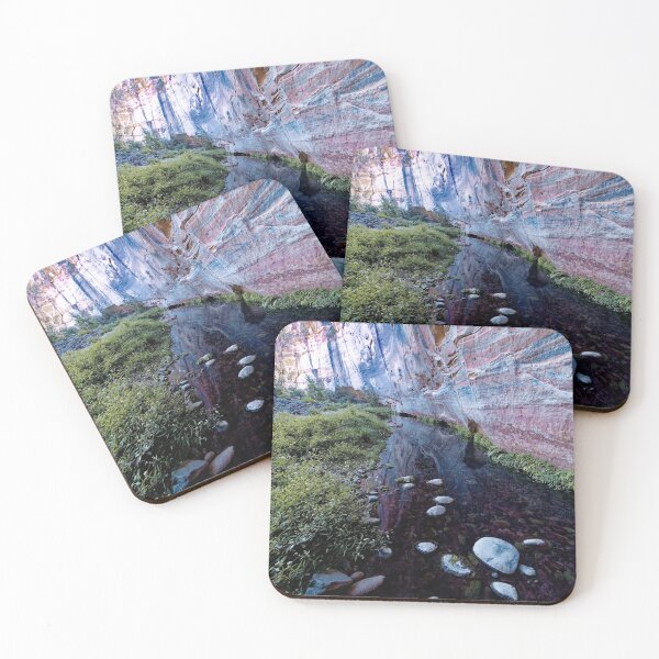 Item preview, Colourful Sandstone Cliff and Stepping Stones designed and sold by BeingTherePix.