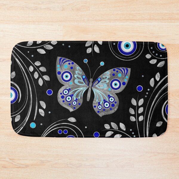 Item preview, Butterfly Evil Eye Ornament designed and sold by k9printart.
