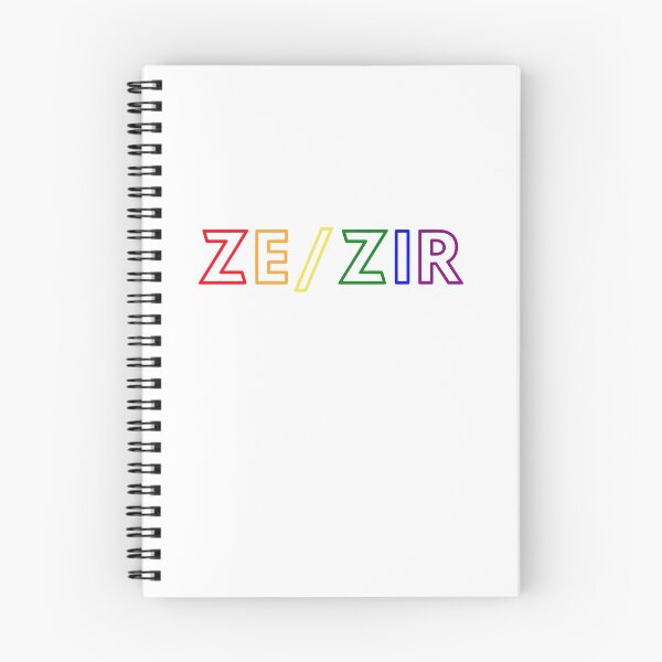 Item preview, Gender Neutral Pronouns Ze Zir designed and sold by Saint and Raven.