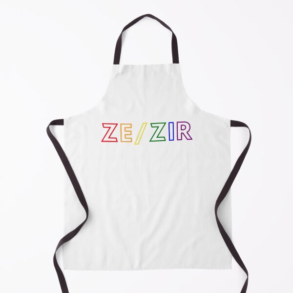 Item preview, Gender Neutral Pronouns Ze Zir designed and sold by Saint and Raven.