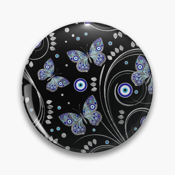 Item preview, Butterfly Evil Eye Pattern designed and sold by k9printart.