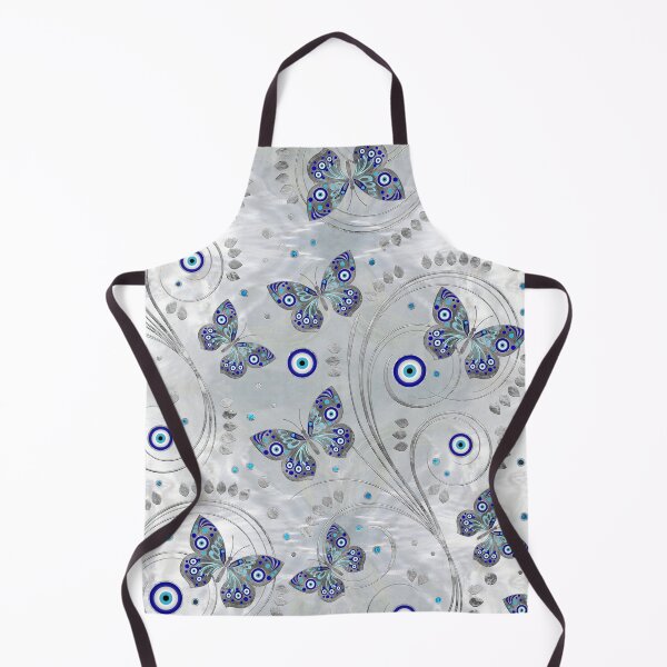 Item preview, Butterfly Evil Eye Pattern on pearl designed and sold by k9printart.